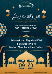 Info Hari libur lebaran Idul Fitri 1442 H 2021 herbal Tazakka