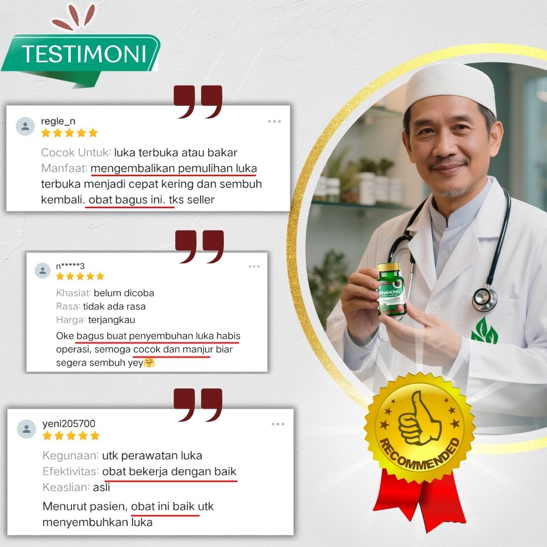 tESTIMONI TAZAKKA Ekstra Daun Binahong Kapsul Original Bpom Asli Isi 60 Pil Ekstrak Obat Herbal Pengering Luka Operasi Basah.jpg.jpg