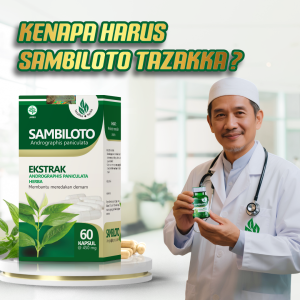 penurun demam anak dewasa ekstrak herbal Tazakka Anti Radang Isi 60 Kapsul