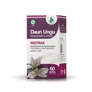 Obat Herbal Ambeien dan Wasir Hemoroid Ekstrak Daun Ungu Tazakka Original Isi 60 Kapsul Pil Ambeyen Original Benjolan 4