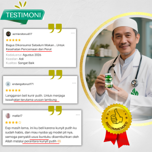 Testimoni TAZAKKA Ekstrak Kapsul Kunir Putih Asli Isi 60 Pil Herbal Kanker Obat Lambung Jamu Kunyit Nyeri Haid Menstruasi