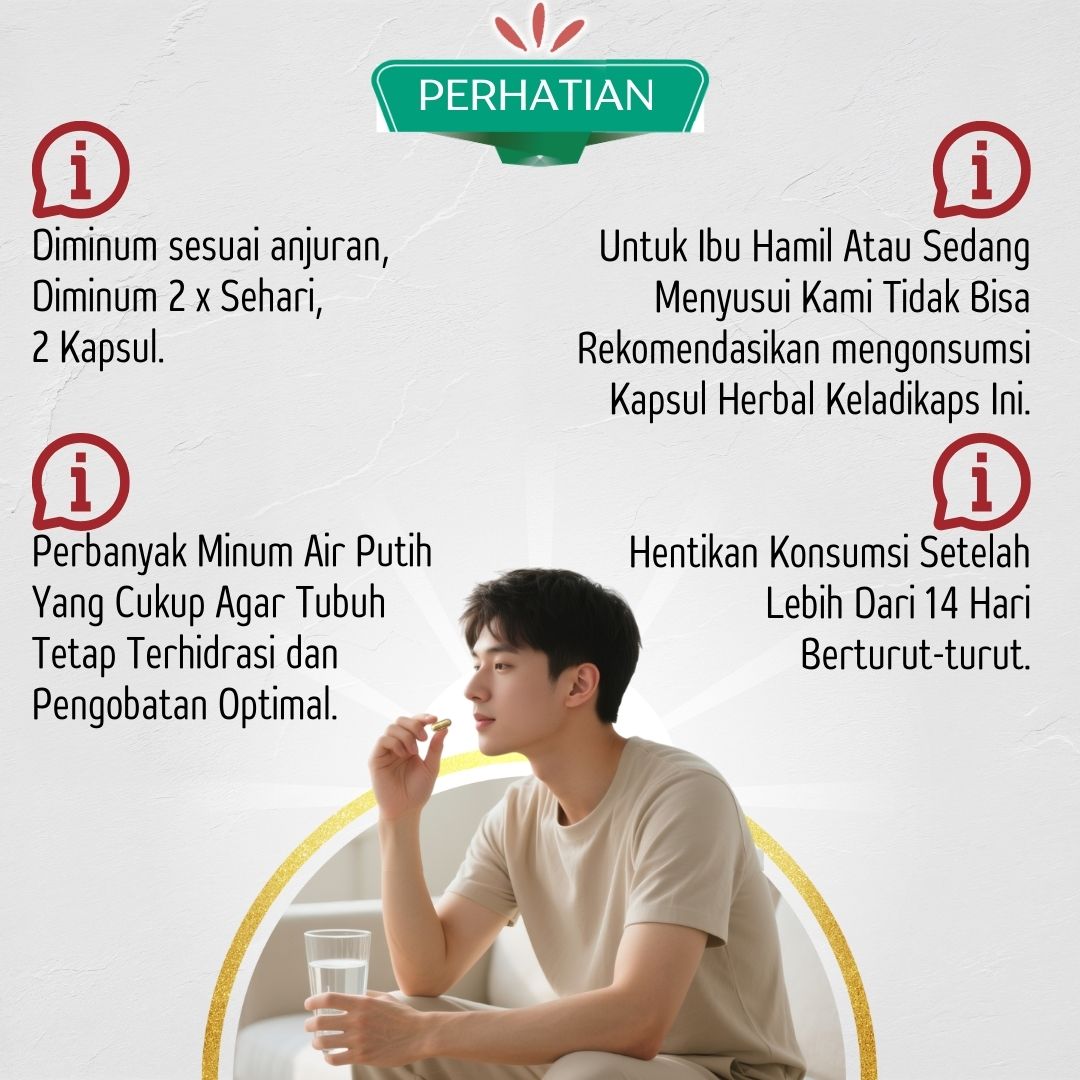 Aturan Minum KELADIKAPS Kapsul Keladi Tikus Herbal Ori Asli Tazakka Isi 60 Ekstrak Jamu Herbal Tradisional Obat Kanker Penghilang Benjolan Lipoma Tanpa Operasi