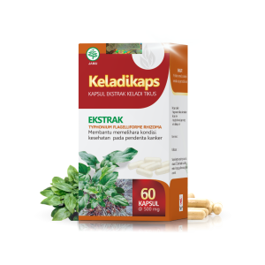 KELADIKAPS Kapsul Keladi Tikus Herbal Ori Asli Tazakka Isi 60 Ekstrak Jamu Herbal Tradisional Obat Kanker Penghilang Benjolan Lipoma Tanpa Operasi