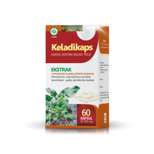 KELADIKAPS Kapsul Keladi Tikus Herbal Ori Asli Tazakka Isi 60 Ekstrak Jamu Herbal Tradisional Obat Kanker Penghilang Benjolan Tanpa Operasi