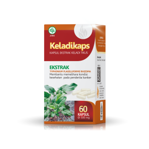 KELADIKAPS Kapsul Keladi Tikus Herbal Ori Asli Tazakka Original Isi 60 Ekstrak Jamu Herbal Tradisional Obat Kanker Penghilang Benjolan Tanpa Operasi