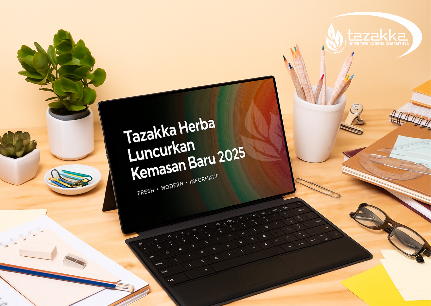 Produk Tazakka Herba Resmi Hadir Dengan Kemasan Baru 2025 – Lebih Fresh, Modern, dan Informatif.