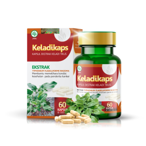 TAZAKKA Ekstrak Kapsul Keladikaps Daun Keladi Tikus 60 Pil Herbal Kanker Obat Penghilang Benjolan
