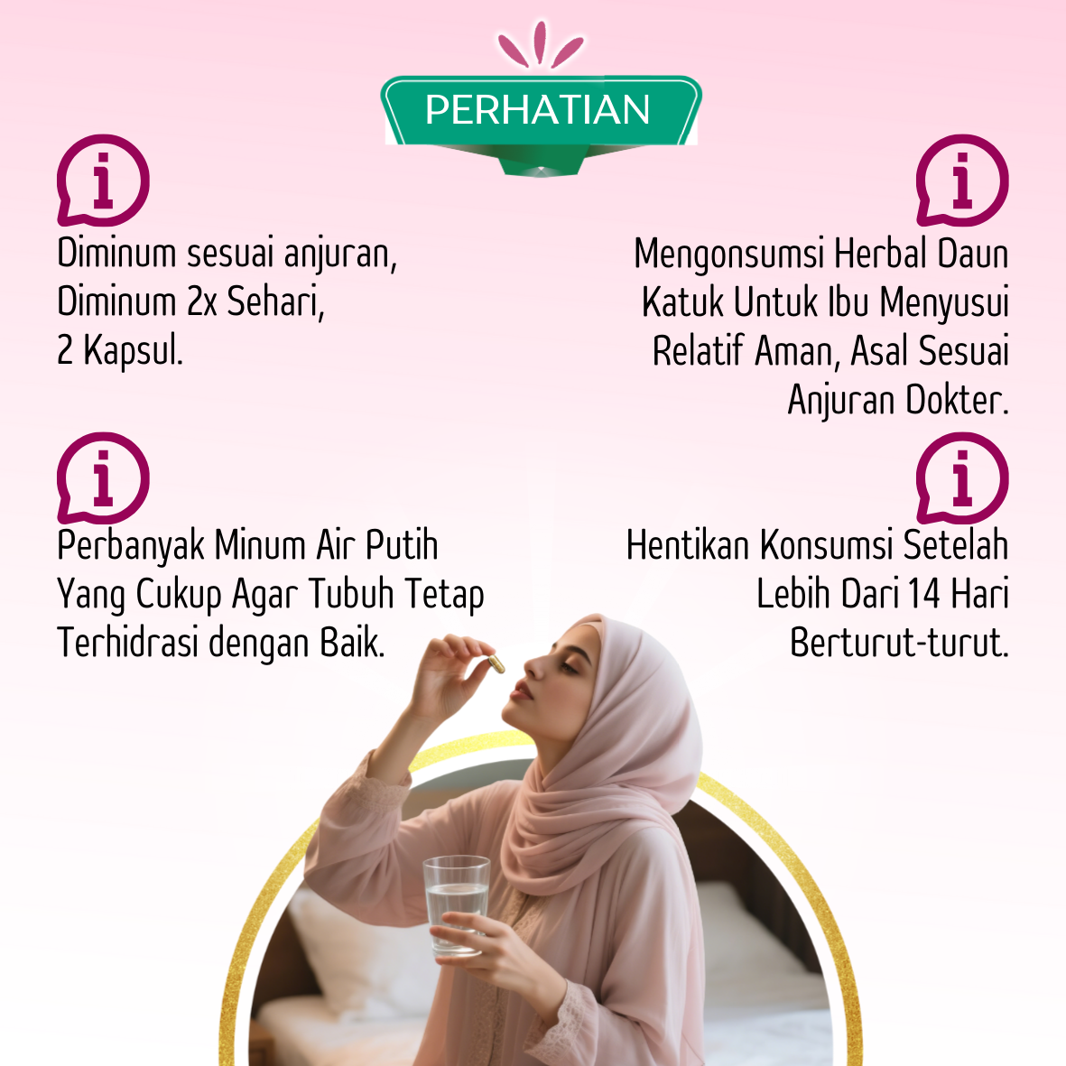 Aturan Minum Ekstrak Daun Katuk Tazakka 60 Kapsul Original Halal BPOM Obat Pelancar Asi Booster Menyusui Herbal Suplemen Kesehatan Antioksidan Vitamin Daya Tahan Tubuh Dewasa Busui Frendly