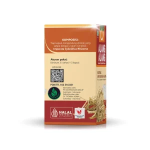 Kapsul AKAR ALANG ALANG Ekstrak Herbal Tazakka Original Isi 60 Suplemen Kesehatan Antioksidan Vitamin Daya Tahan Tubuh Dewasa Obat Prostat Infeksi Saluran Kemih Pelancar Kencing-min