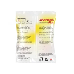 Jahe Merah Plus Tazakka Minuman Serbuk Herbal Jahe Merah, Secang, Habbatus Sauda & Ginseng 1