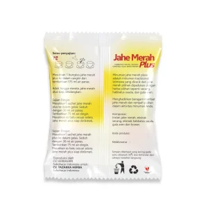 Minuman Jahe Merah Plus Creamer Tazakka - Serbuk Jahe Instan dengan Habbatussauda & Ginseng 1