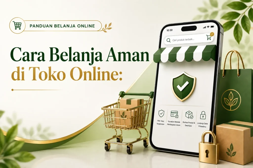 Banner artikel website Tazakka Cara Belanja Aman di Toko Online Panduan Lengkap untuk Pemula