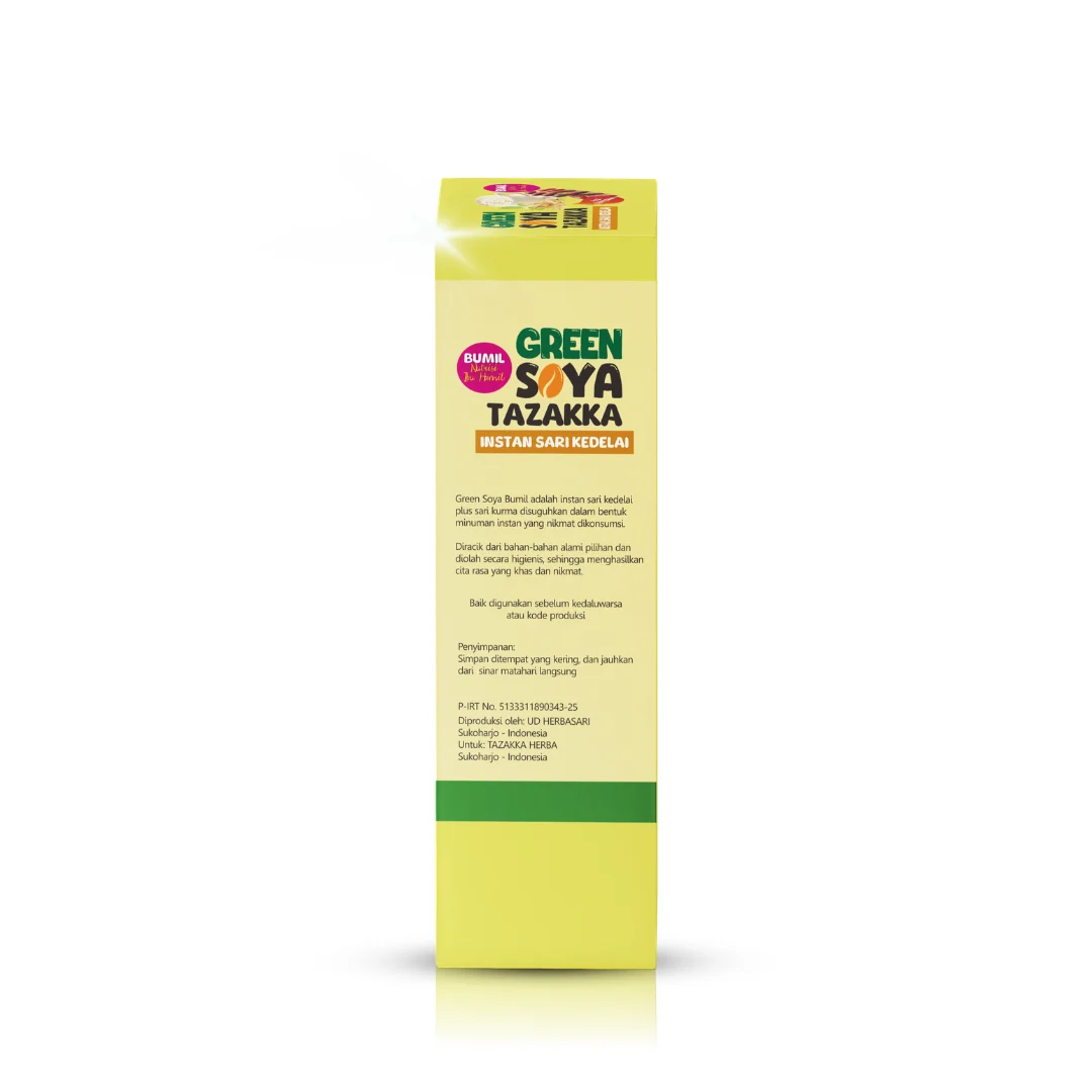 Greensoya Bumil Tazakka Susu Kedelai Bubuk Murni Protein Herbal 200gr Nutrisi Ibu Hamil Pregnancy Milk