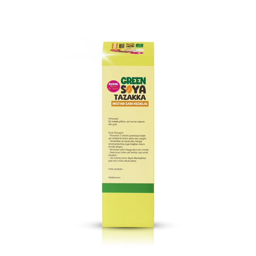 Greensoya Bumil Tazakka Susu Kedelai Bubuk Murni Protein Herbal 200gr Nutrisi Ibu Hamil