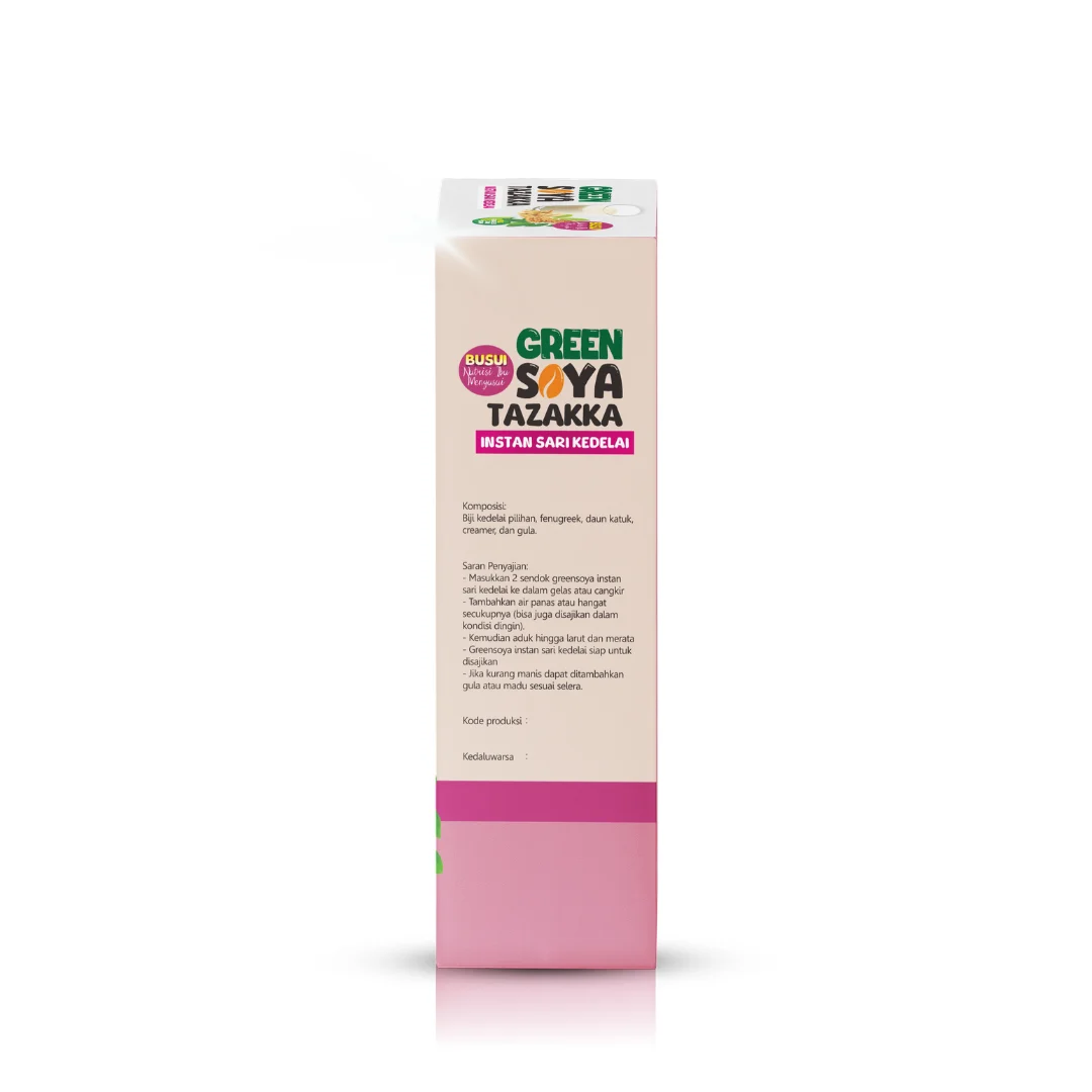 Greensoya Susu Kedelai Bubuk Ibu Menyusui Isi 200 Gram Minuman Herbal Tazakka