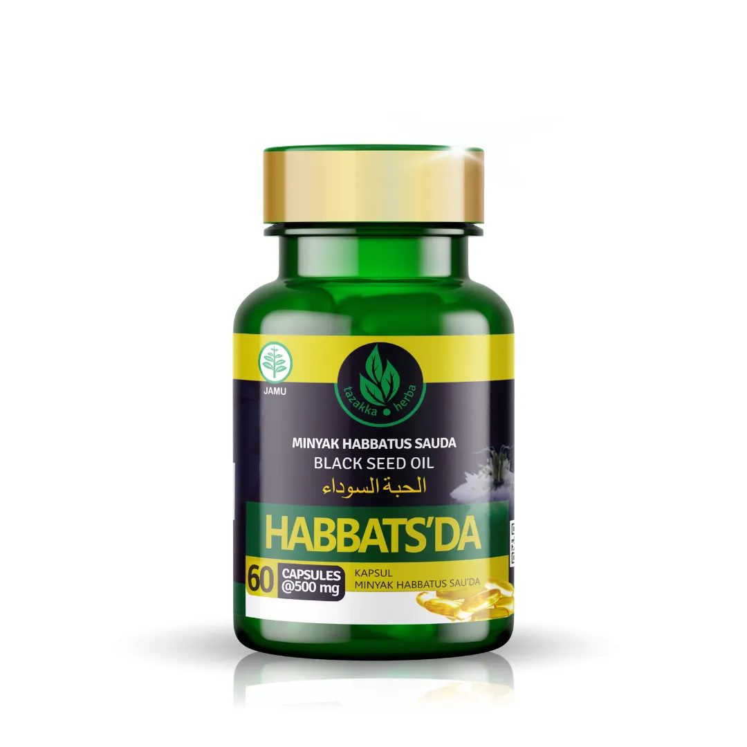 Habbats'da Tazakka 60 Kapsul Minyak Habbatussauda untuk Pegal Linu & Nyeri Sendi, Black Seed Oil 5