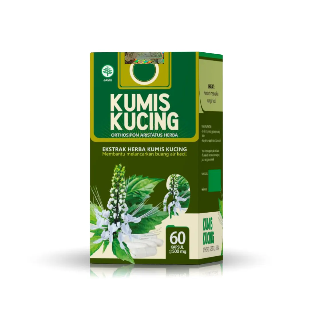 Kapsul Daun Kumis Kucing Asli BPOM Herbal Tazakka isi 60 ekstrak Obat Batu Ginjal Empedu Infeksi Saluran Kemih Kencing Anti Radang Inflamasi 2