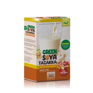 Susu Kacang Kedelai Murni Bubuk Protein Milk Tazakka 200gr Greensoya Original Minuman Herbal Kesehatan 1