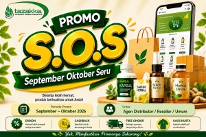 Promo SOS September Oktober Seru Tazakka 2026